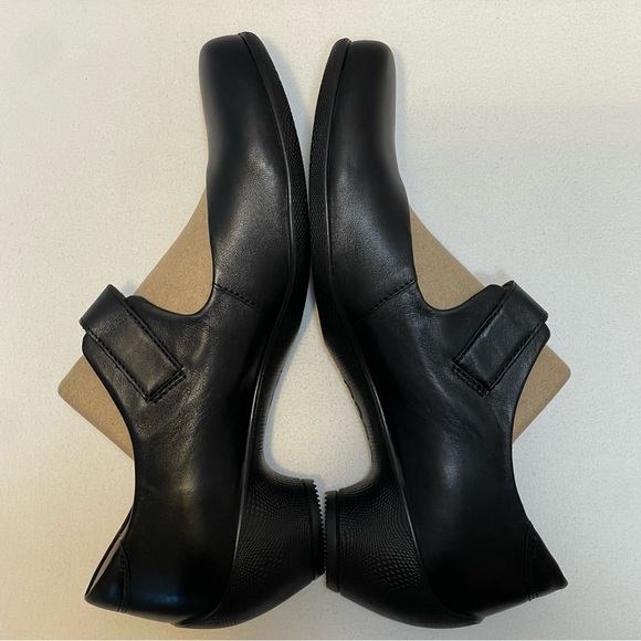 ECCO MARY JANE PUMPS BLACK SIZE 41 (10) - Picture 5 of 11